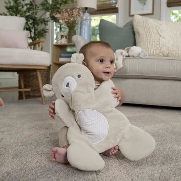 INGENUITY Little Bear Comfort Bouncer, valoisa leikkikaari, irrotettava pienennystyyny