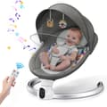 Miniatyrbild 2 av 2: Elbabyswing, 5 gungvinklar, Bluetooth-musikstöd,DJUP GRÅ