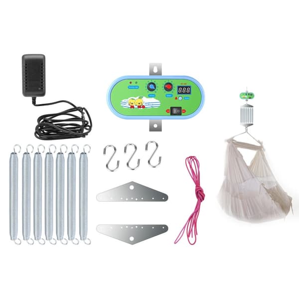 Elektrisk Baby Gyngestol Controller, Justerbar Tidsfunktion, Maksimal Belastning 21 kg,RF-289 EU-version