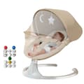 Miniatyrbild 1 av 2: Babyswingstol, Elektrisk, Fjärrkontroll, Design med anti-ryggkurva,Färgburk