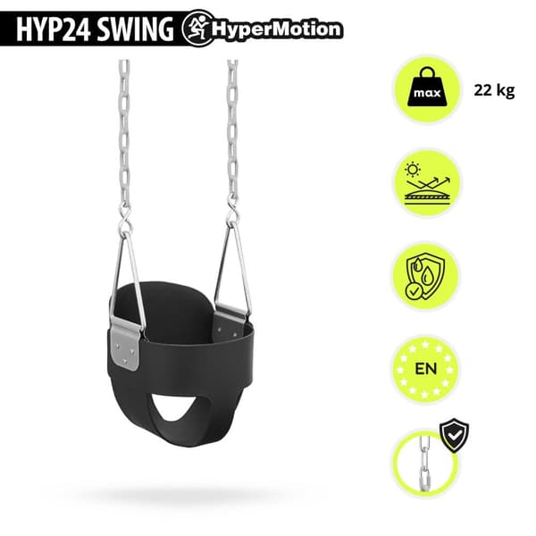 Vauvan keinu ketjulla – HyperMotion-selkänoja, EVA-istuin, turvallinen ulkoleikki, max 22 kg