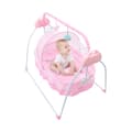 Miniatyrbild 1 av 2: Babysängsvagga, 5 växlar justerbar, tidsinställningsfunktion, bärbar design,Rosa
