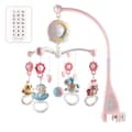 Miniatyrbild 1 av 4: Baby Music Bed Bell Rattle Toy Bedside Bell Projection Baby Newborn Toy-Pink