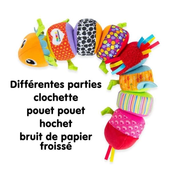 Aktivitetsbollar - LAMAZE - Camille the Caterpillar - Grön - Baby - Blandat