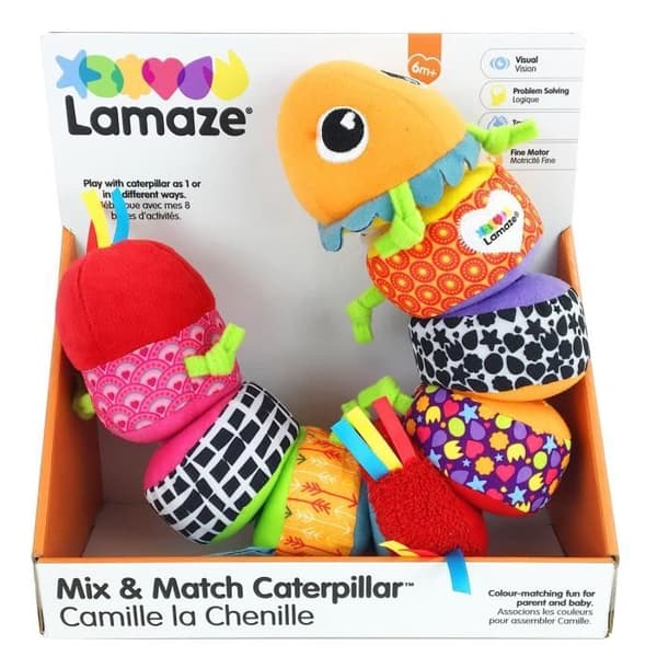 Aktivitetsbollar - LAMAZE - Camille the Caterpillar - Grön - Baby - Blandat