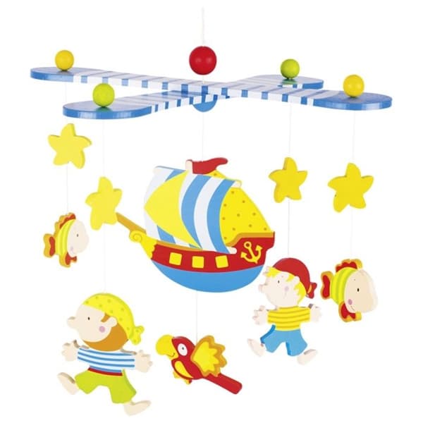 GOKI Mobilt Piratskepp Barnrumsdekoration