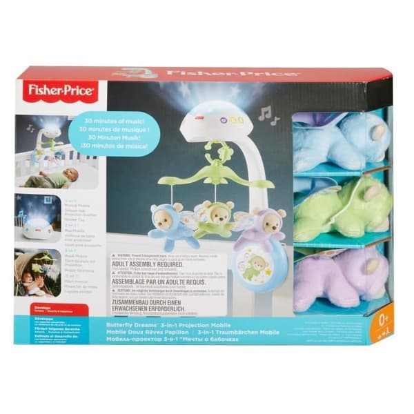 Fisher-Price - Sweet Butterfly Dreams Mobile - Babysäng mobil - 0 år och över CDN41