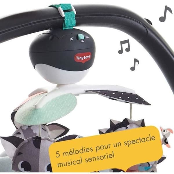 TINY LOVE 3 i 1 resemobil – Magical Tales, från födseln, svart och vitt