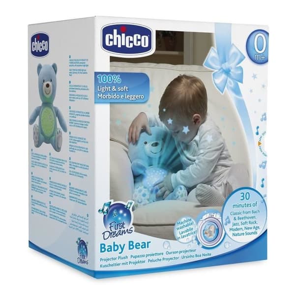 CHICCO Baby Bear Projecteur Blue Bear First Dreams