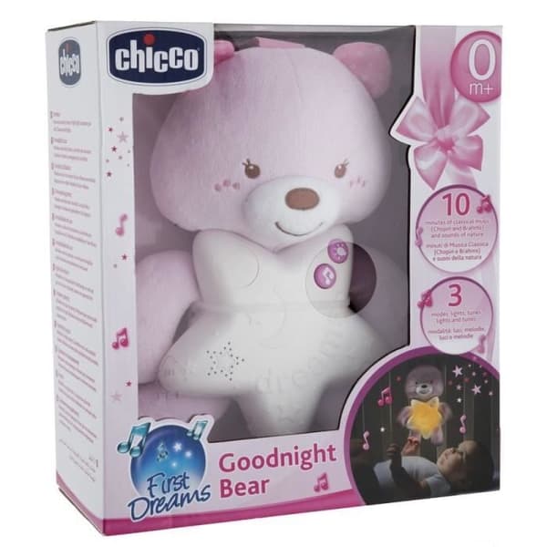 CHICCO Nightlight Little Pink Bear
