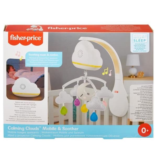FISHER-PRICE Mobilt lugnande moln - Från födseln