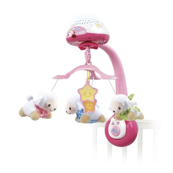 VTECH - Vtech Baby - Mobil Lumi Mobil Rosa Fårräkning