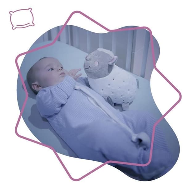 BADABULLE Natlampe får plys