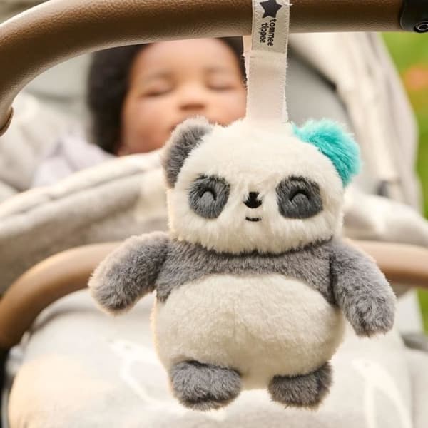 Minipehmolelu - TOMMEE TIPPEE - Pippo-panda - Uniapu mukana - 6 ääntä - USB-ladattava - Konepestävä