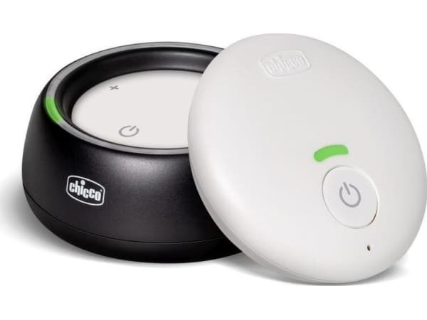 Chicco 00010160000000, DECT-itkuhälytin, 300 m, Musta, Valkoinen, Akku, Akku