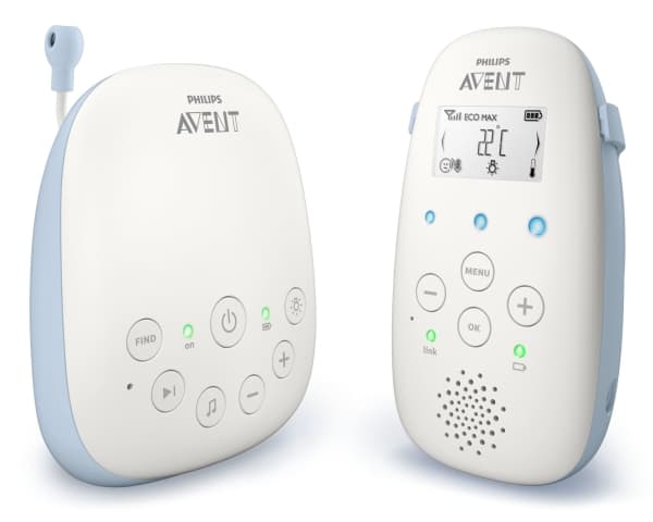 Philips AVENT 100 % privat, DECT-babyvakt utan störningar
