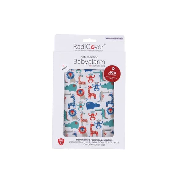 Radicover Strålningsskydd Babyalarmpåse Large Babyprint