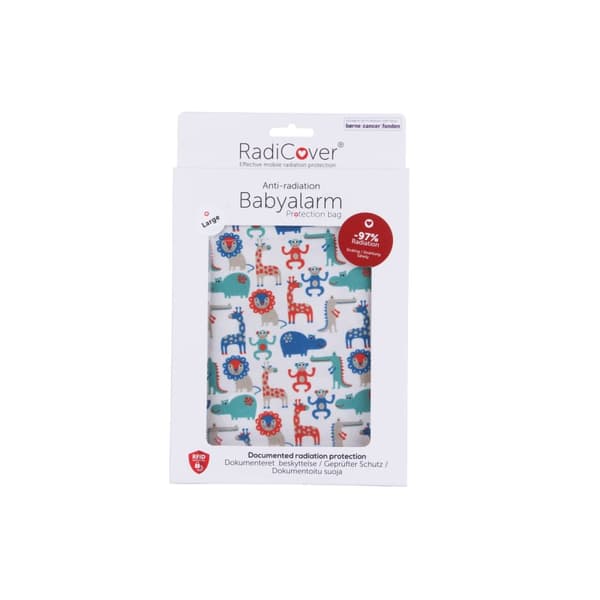 Radicover Strålningsskydd Babyalarmpåse Large Babyprint