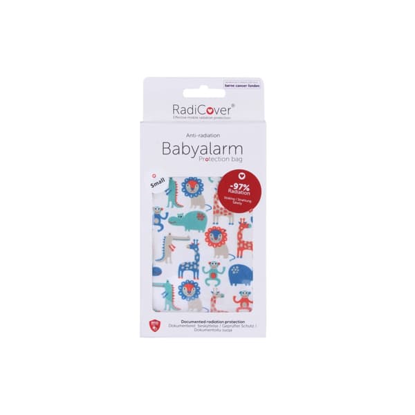 Radicover Strålningsskydd Babyalarmpåse Small Babyprint