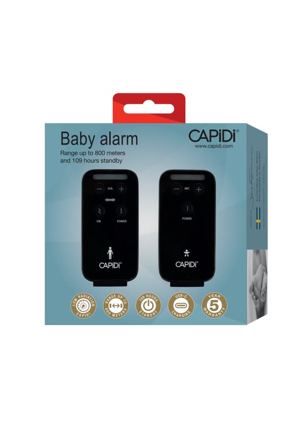 CAPiDi Babyvakt, Svart