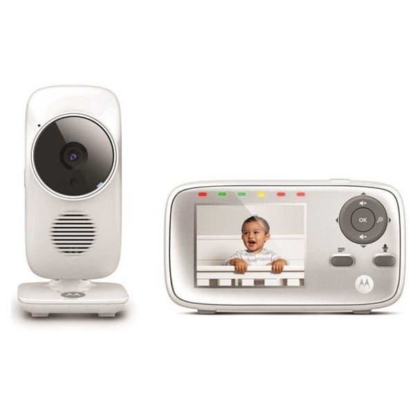 Motorola Video Baby Monitor Vm483 Vit Guld, Vit