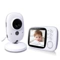 Miniatyrbild 1 av 4: Babyövervakningskamera, Cool &amp; Fun Baby Video Monitor Trådlös 3,2" LCD-färgskärm Babylyssningsvideo med kamera Night Vision, VB603