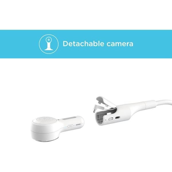 Babyvakt VM 65 CONNECT 2IN1 WIFI PÅ TEL + VIDEO 5"" SKÄRM med stativ "WIDE ANGLE VISION" SÄNG -Temperatur - T-Walkie