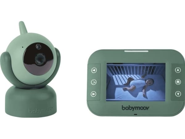 BabyMoov YOO Master, DECT-vauvahälytin, 300 m, vihreä, akryylinitriilibutadieenistyreeni, akku, paristo, paristo