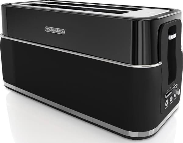 Morphy Richards 245744, 4 skivor, Svart, Knappar, Nivå, Kina, 1750 W, 216 mm