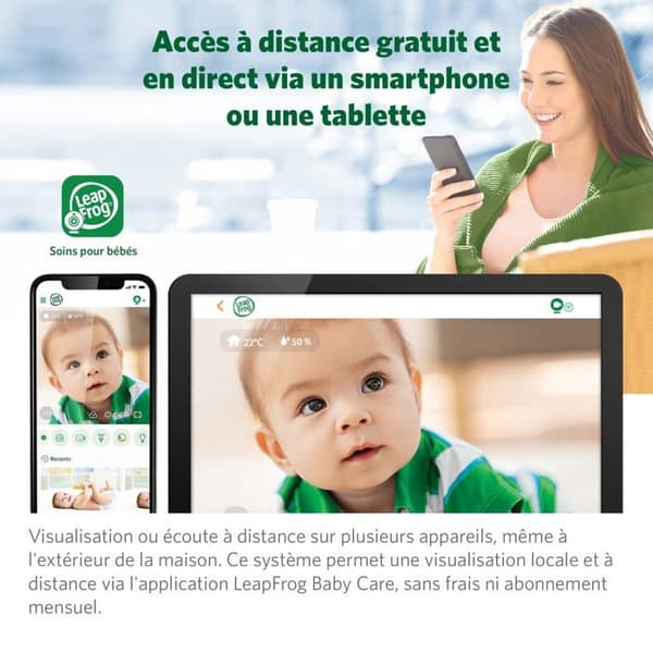 Babytelefon - lyssna på baby Leap frog - LF815HD