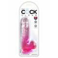 Miniatyrbild 2 av 2: Dildo Pipedream King Cock Clear TPE Rosa