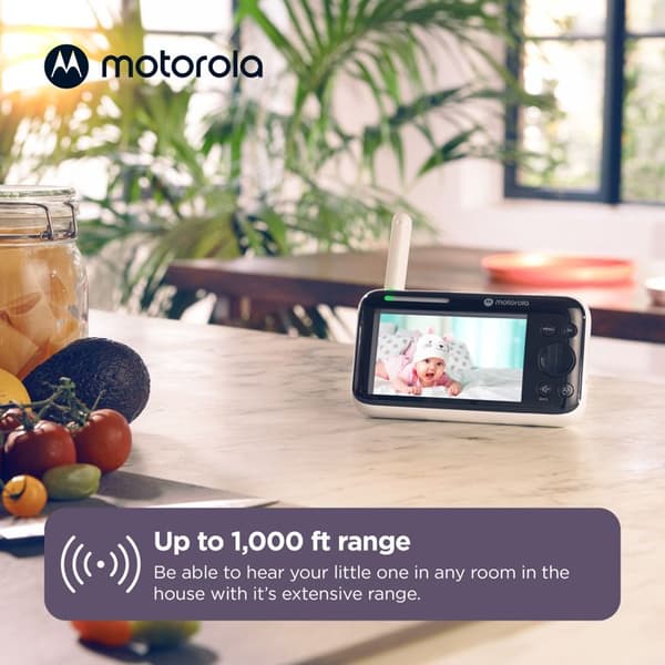 MOTOROLA PIP 1500 babyvakt - 2,4 GHz radiokamera - Digital - Vit