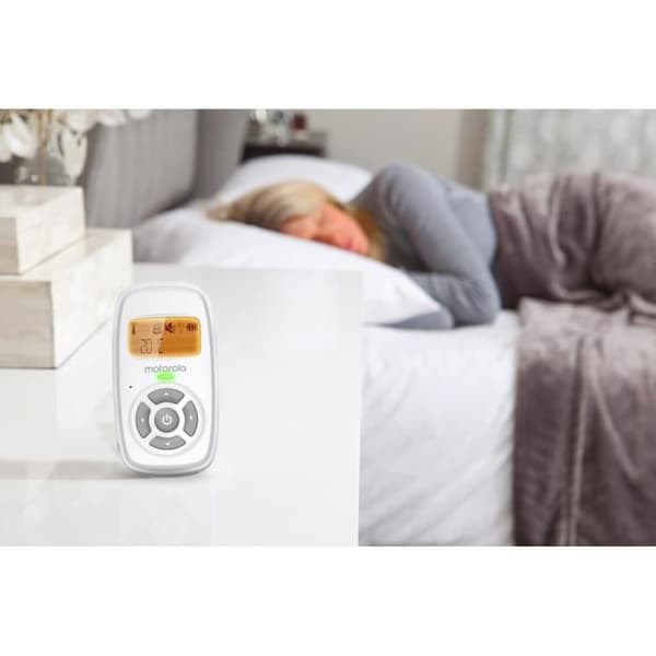 Babyvakt AM24 AUDIO DECT SKÄRM 1,5" 300m - Temperatur - Walkie talkie - MOTOROLA