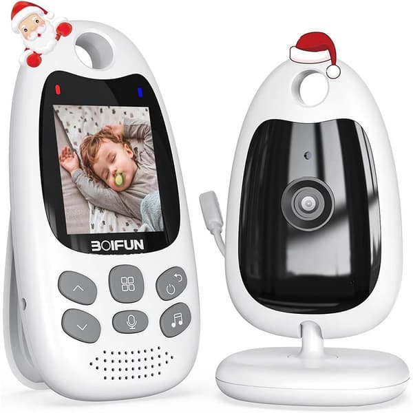 Baby Monitor Kamera, To-Vejs Kommunikation, Nattesyn, Genopladelig