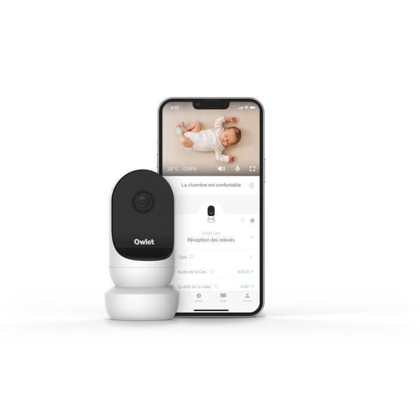Babyphone Owlet Cam 2 Video HD Vit Vit