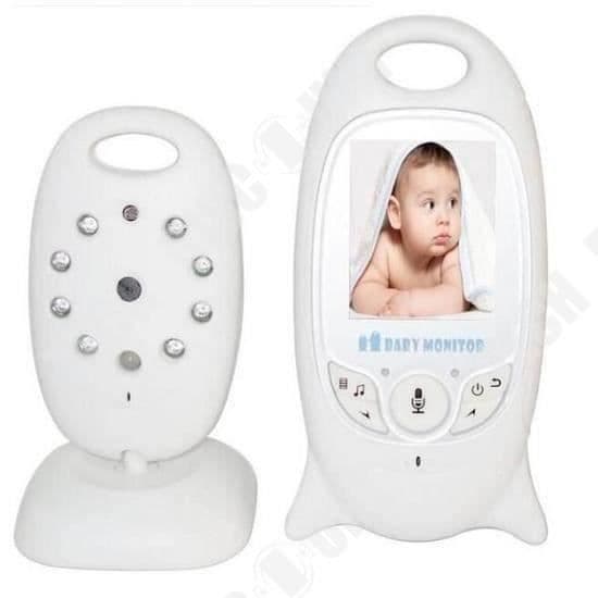 TD® Multifunktion Trådlös Video Baby Phone 2.0 Färg LCD Video Trådlös Baby Monitor + 8 vaggvisor Night Vision Termometer