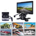 Miniatyrbild 2 av 4: INN® 7 tum bilskärm monitor med flygplansinterface och backkamera säkerhetskabelhållare