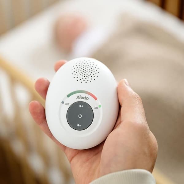 Alecto DBX-115 - Full Eco DECT babyvakt, vit/antracit