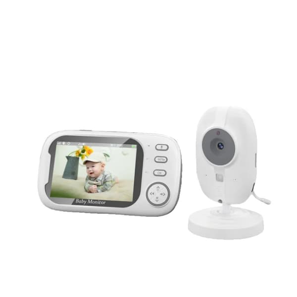 Babymonitor, 3,5 tum LCD, tvåvägs ljud,Typ-C Kabel