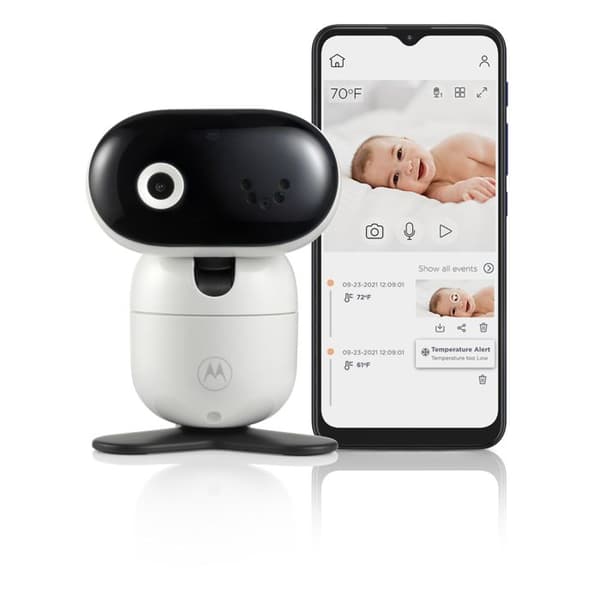 Motorola PIP 1010 505537471428 babyvakt med 2,4 GHz Wi-Fi-kamera - Vit - Digital - DECT Vit