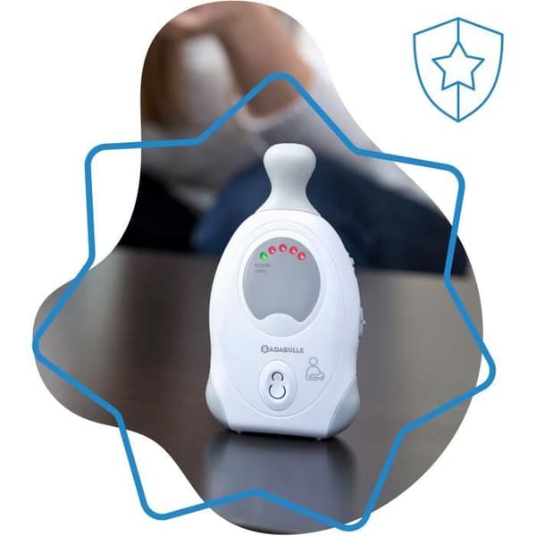 BADABULLE Baby Online 300m Babyphone Audio med nattljus