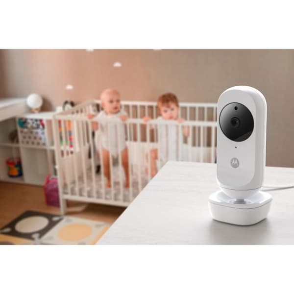MOTOROLA Ease 35 Duo - Babymonitor med 2 kameror - 5" HD-skärm - Night vision - Walkie talkie - Zoom - Omgivningstemperatur