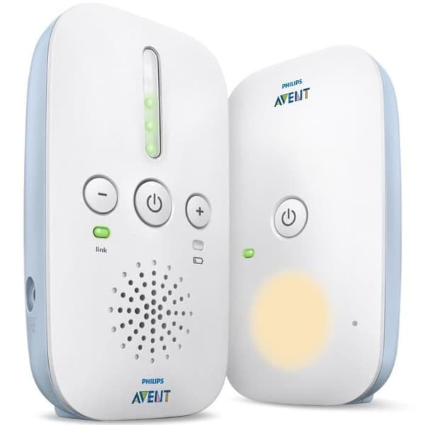 PHILIPS AVENT SCD503/26 - Ansluten DECT-babytelefon - Smart ECO-läge - Upp till 24 timmars batteritid - Lång räckvidd Vit