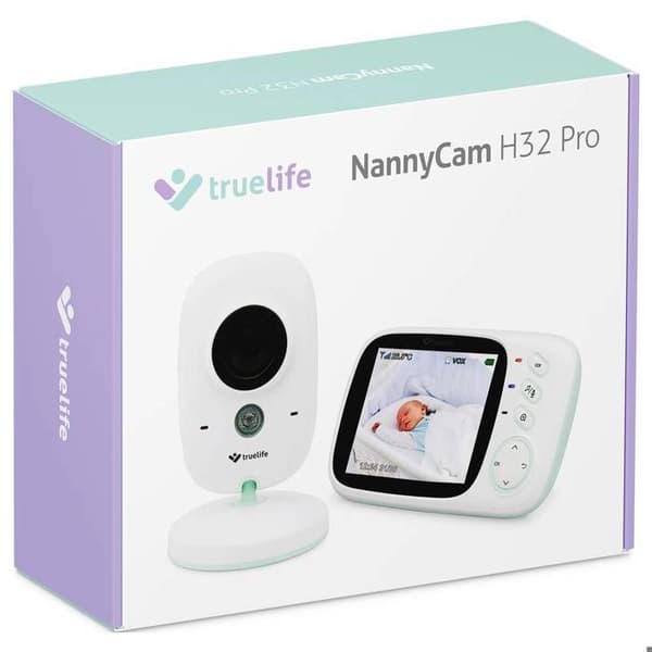 truelife NannyCam H32 Pro TLVMNCH32PWB Babymonitor med 2,4 GHz digitalkamera