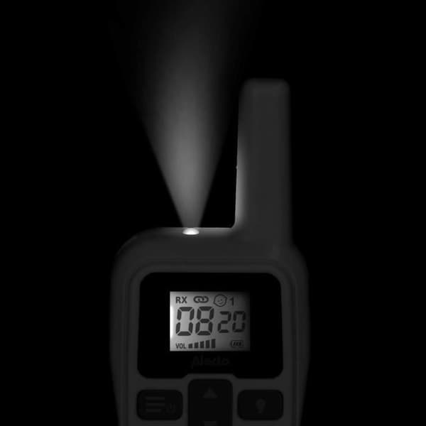 Babyvakt - Alecto - DBX-80 - Lång räckvidd 3000m - Vit/Antracit