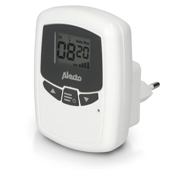 Babyvakt - Alecto - DBX-80 - Lång räckvidd 3000m - Vit/Antracit