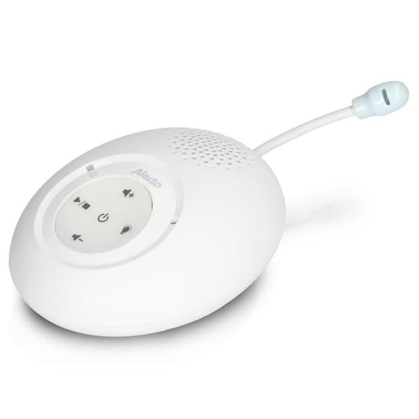 Alecto DBX120 - Full Eco DECT babyvakt med display, vit/blå