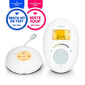Miniatyrbild 2 av 5: Alecto DBX120 - Full Eco DECT babyvakt med display, vit/blå