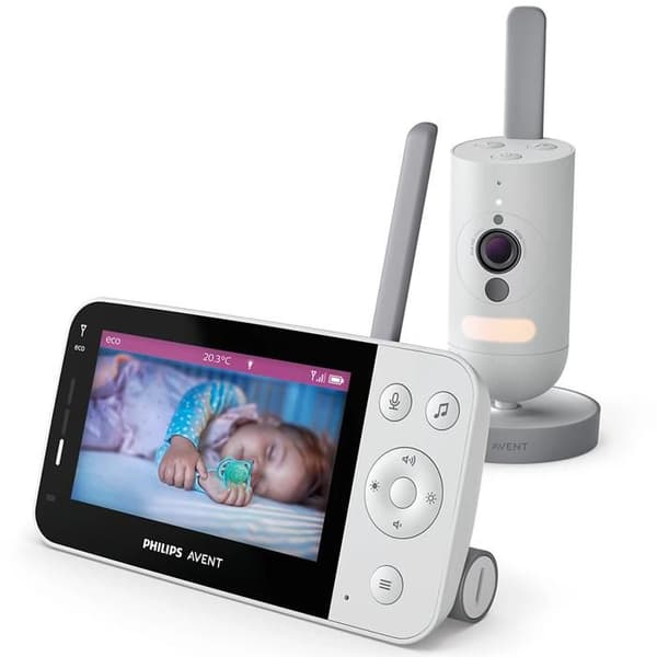 Ansluten video babyvakt - Philips Avent - SCD923/26 - Temperatursensor - Vaggvisa läge - Räckvidd 400m