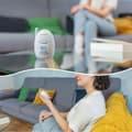 Miniatyrbild 4 av 6: Badabulle Audio babyvakt - Lätt att använda - 300m räckvidd - Kompakt babyvakt - Akustiskt och visuellt larm